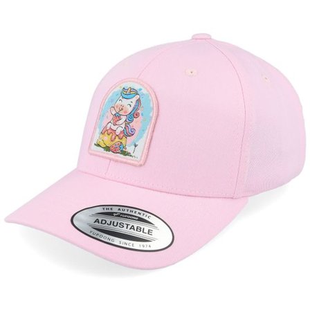Unicorns - Rosa adjustable Keps - Kids Strawberry Unicorn Patch Pink Adjustable @ Hatstore
