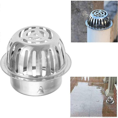 Tagrenderiste - Tagrenderiste - Bladfang i rustfrit stål til tagrender - 100 mm - Bladfang - Forebygger blokeringer[D]