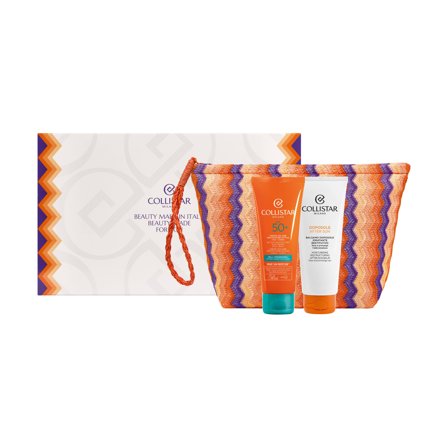 Collistar Cofanetto Crema Solare Protezione Attiva Pelli Ipersensibili SPF 50+ 1pz - Cofanetto Solare