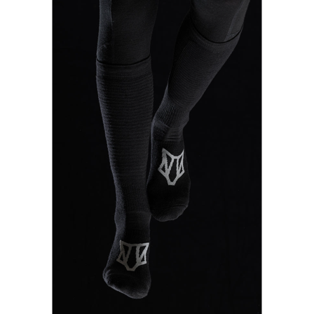Woolf Merino Torset Thin Sock Black