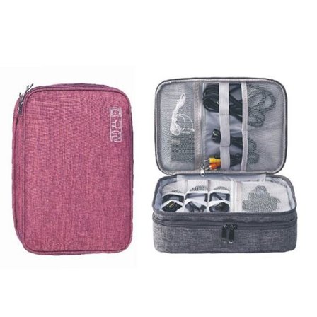 Digital förvaringsväska USB kabelväskor FÄRG 1 FÄRG 1