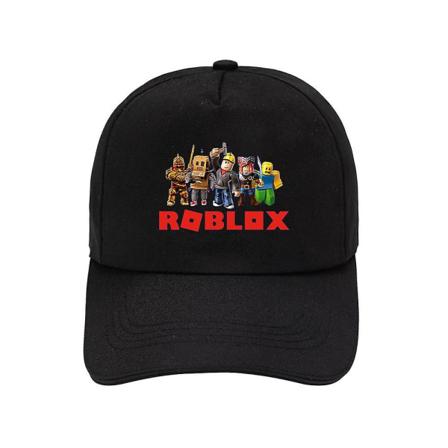 Roblox Spel Basebollkeps Justerbar Snapback Mesh Solhatt Hip Hop Hattar (FMY) Black 2