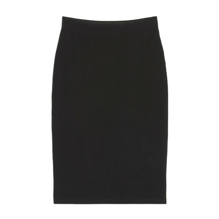 Marc O'Polo Jersey midi Rok in a slim fit , Zwart , Dames , Maat: 2XL