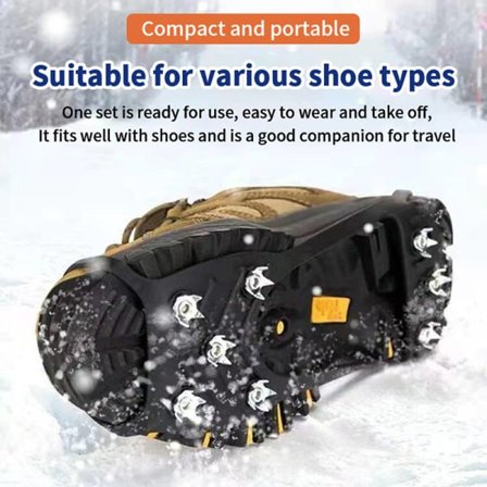 IC Anti-sladd spikar snö klor skoskydd cover är snö katt