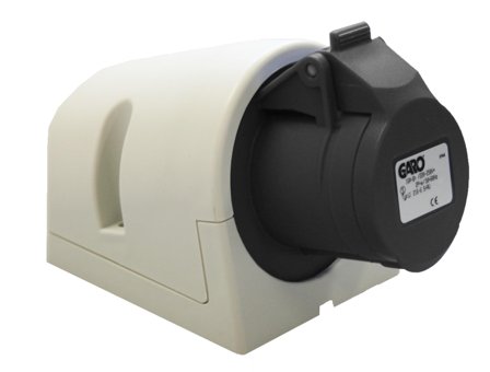 Garo UI 432-7 S + RU Stikkontakt IP44, 5-polet, 32 A Svart, 7 h, Stikkontakter & kabler