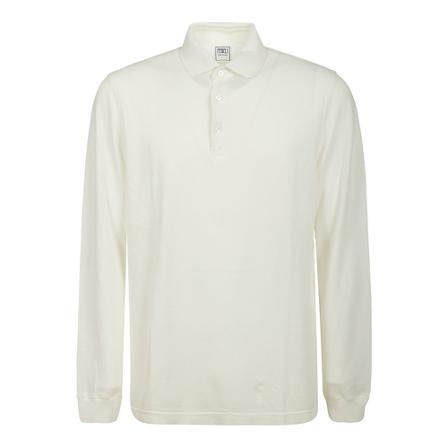 Fedeli, Long Sleeve T-Shirt Wit, Heren, Maat:XL
