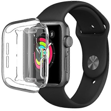 Til Apple Watch Series 4/5/6/se/se (2022) 40mm Blødt Etui Cover [Frontbeskyttelsesversion]
