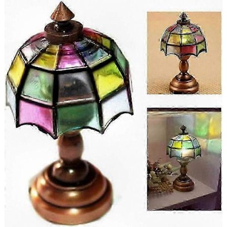 Miniature Hus Dekoration, Fe Dukke Møbler, Små Ornamenter til Håndværk, Små LED Lys til Dukkehuse[D]