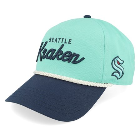 American Needle - Azul adjustable Gorra - Seattle Kraken Roscoe Tiffany Blue/Navy Adjustable @ Hatstore