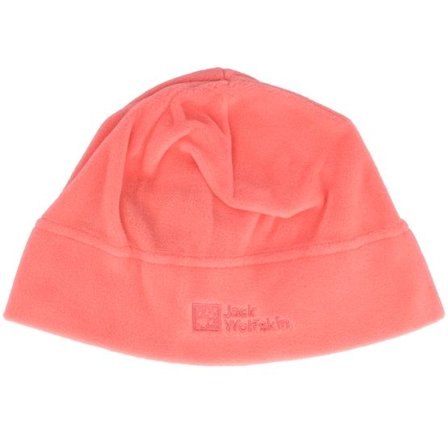 Jack Wolfskin - Svart traditionalbeanie Beanie - Kids Real Stuff K Sunset Coral Beanie @ Hatstore