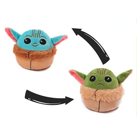 Söt tecknad Flip Doll Flip Dubbelsidig docka Gift-yoda
