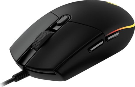 Logitech Gaming Mouse G102 LIGHTSYNC - mus - USB - svart
