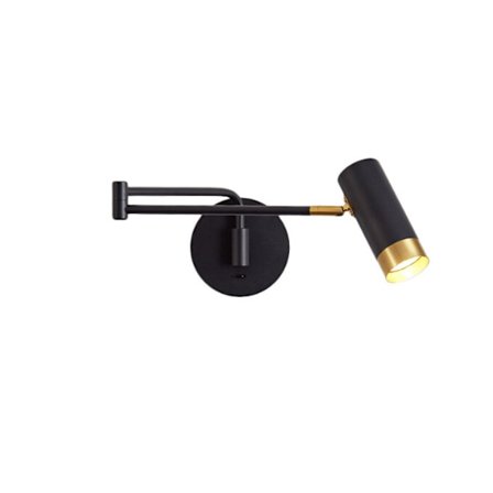 Soveværelses væglampe, minimalistisk sengebordlampe, væglampe, luksuriøs min