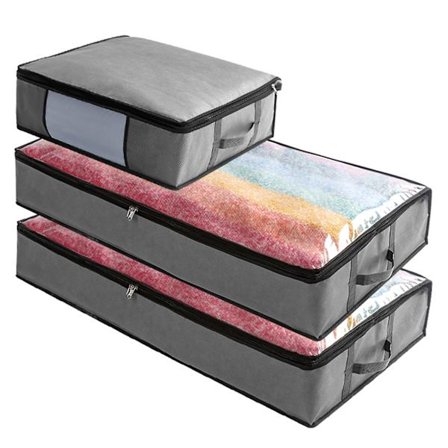 Foldbare opbevaringsposer til tæpper, stor kapacitet, til tykke stoftæpper og sengetøj