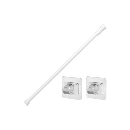 Teleskopisk gardinstang spennstang for vinduer justerbar gardinstang fjær