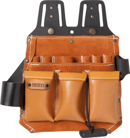 Fristads Unisex Snikki Elektrikerficka 9306 LTHR, Brun