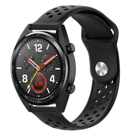Samsung Galaxy Watch (42mm) klockarmband i silikon - Svart