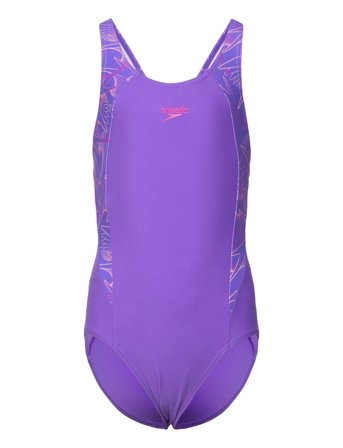 Girls Hyperboom Splice Muscleback Purple Speedo