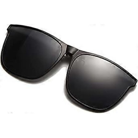 Polariserte Clip-on Solbriller - Solbrilleklips for Briller for Menn Kvinner Nattkjøring og Utendørsaktiviteter