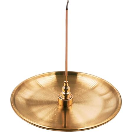 3 i 1 Rökelsehållare, Mässingsrökelsehållare med Legering Askfångare Lämplig för Stick Coil Cone Rökelse, för Yogarum, Meditationsrum