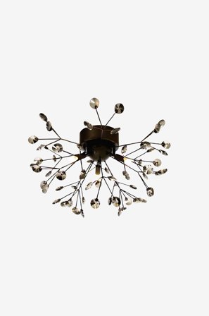 Aneta Lighting - Plafondi Viva kromi - Musta - Plafondit - - Homeroom