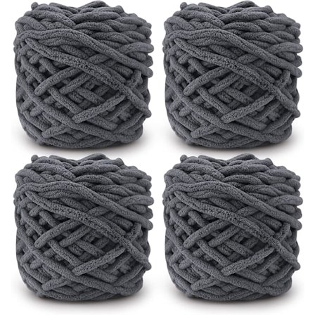 Garn 4xGarn för virkning, mjukt tjockt garn för garnprojekt-LP-