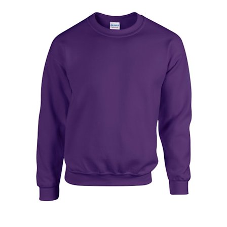 Gildan Herr Heavy Blend Sweatshirt L Lila