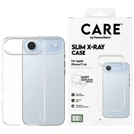 CARE by PanzerGlass Fashionable X-Ray Soft Basic Fodral för iPhone Air - Transparent