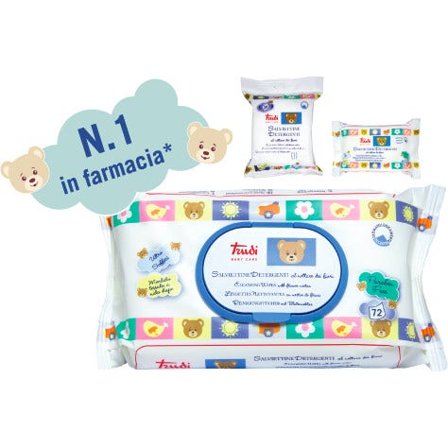 Trudi Baby Care Salviette Detergenti Nettare Fiori 72 Pezzi