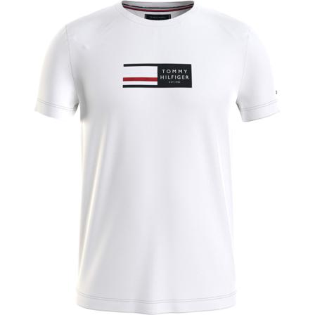 Tommy Hilfiger RWB Corp Grafic TEE Hvid, Herre T-shirts