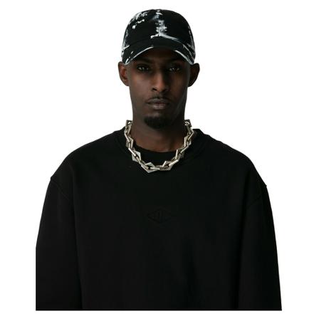 Han Kjøbenhavn, Cotton Cap Paint Zwart, unisex, Maat:ONE Size