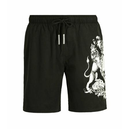 John Richmond, Contrast Lateral Print Costume Zwart, Heren, Maat:L