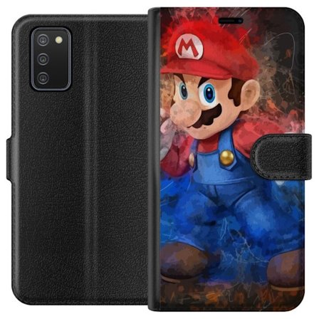 Yhteensopiva Lompakkokotelo Samsung Samsung Galaxy A02s Super Mario Bros