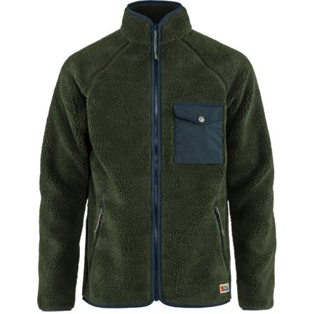Fjällräven Vardag Pile Fleece XS - male - Deep Forest - Fleece