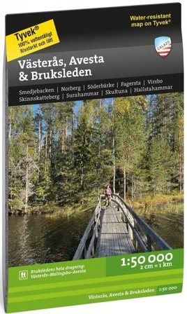 Calazo Västerås Avesta Bruksleden 1:50.000