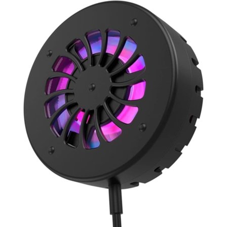 Magnetisk kylare radiator lämplig för iPhone 15W trådlös laddare, trådlös laddare för spel värmeavledning (Svart)
