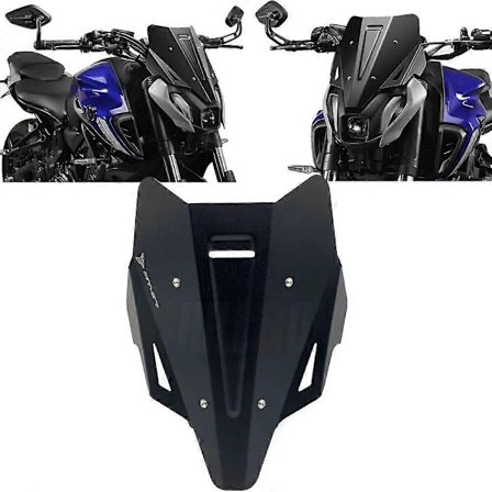 Motorsykkel Vindskjerm Aluminium Kit Deflektor For Yamaha MT-07 2021 2022 MT 07 MT07 FZ07 FZ-07 FZ 07 2021 2022-Perfet