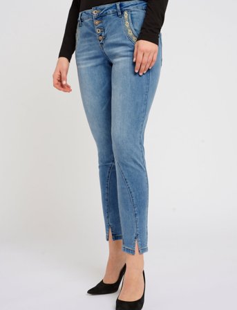 Cream Crholly Jeans - Baiily Fit 7/8 - Blue - 28