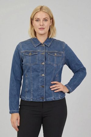 CISO - Denim Jakke - Blå - Med Brystlommer