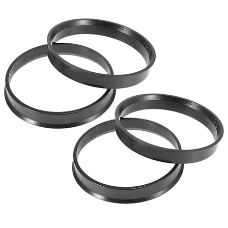 Uxcell 4 stk Plast 60,1 mm til 64,1 mm Bil Nav Sentriske Ringer Hjul Bore Senteravstand Hjuldeler