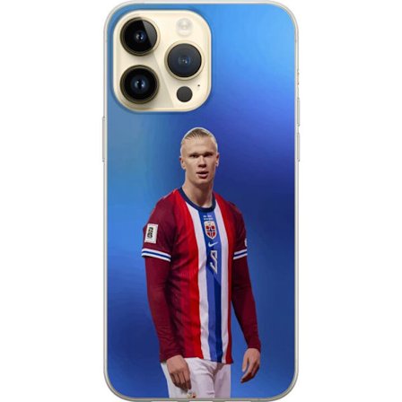 Kompatibelt Mobildeksel til Apple iPhone 15 Pro Max Erling Haaland Manchester City Norge fotball angriper toppspiller utrolig målproduksjon kraftig ra