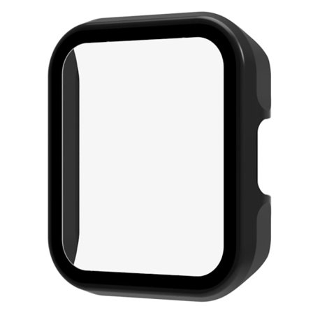 Haylou SmartWatch LS02 cover with tempered glass screen protector - Black