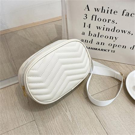 Kvinnor Broderi Pu Läder Midjepaket Trend Bröstväska Solid Co