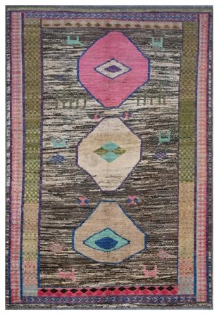 Tkany Ręcznie Moroccan Berber - Afghanistan 137X204 Dywan Wełniany Mały