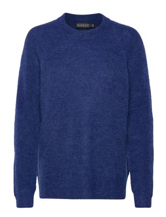 Sltuesday Raglan Pullover Ls Pullover Blå Soaked In Luxury