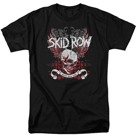 Skid Row Winged Skull Vuxen T-shirt