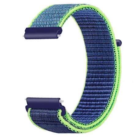20 22mm Nylon Klockarmband För Garmin Vivoactive 3 4 5/Venu 2 Plus/Venu 3/Forerunner 55 158 265 965 745 645 255 Music Loop Armband