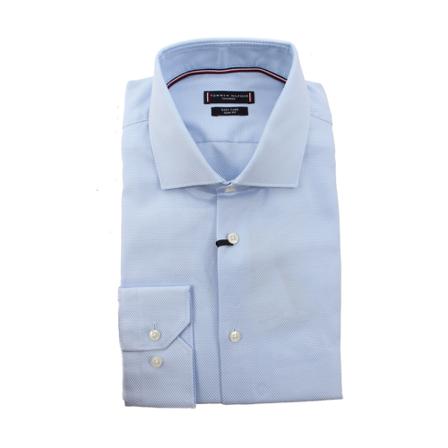 Tommy Hilfiger Overhem , Blauw , Heren , Maat: L Zakelijke Overhemden