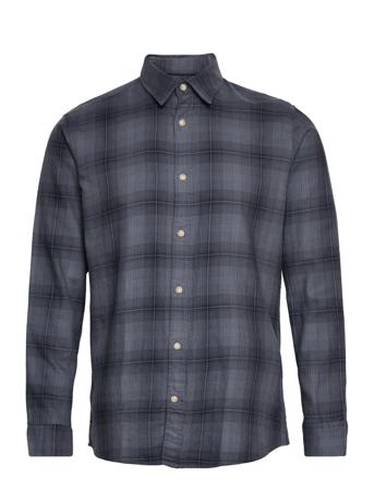 Slhslimrobin Shirt Ls W Camp Skjorte Uformell Blå Selected Homme