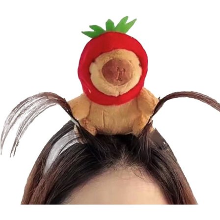 Form Spa Hårbånd, Sjovt Hårbånd, Komfortable Ansigtsrekvisitter, Blødt Hårbånd til Sceneoptrædener til Kvinder og Piger Jordbærstil